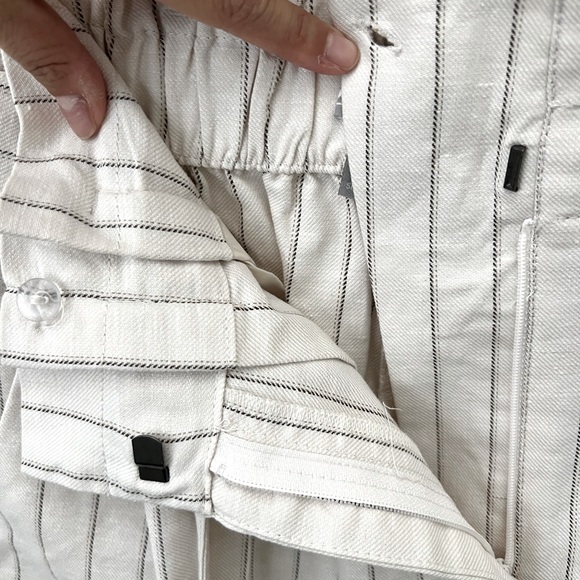 [ASOS] Paperbag Striped Shorts - Picture 3 of 5